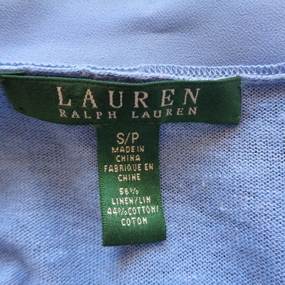 Lauren Ralph Lauren Linen Cotton Sweater SP - Picture 5 of 5